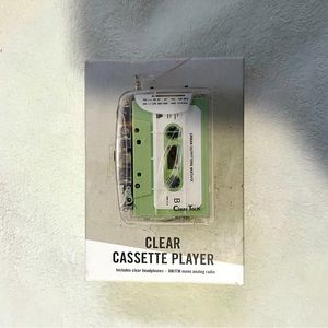 CLEAR CASSETTE PLAYER